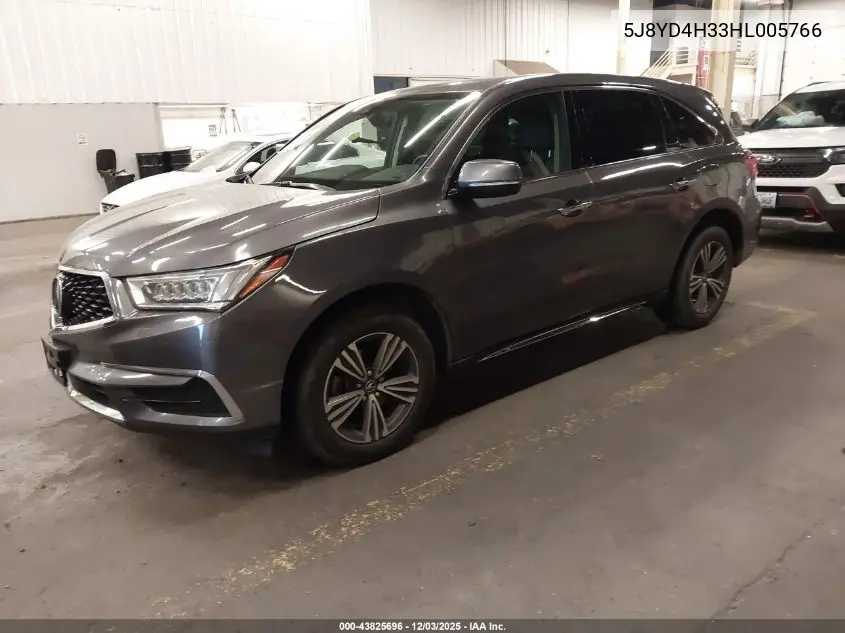 5J8YD4H33HL005766 2017 Acura Mdx