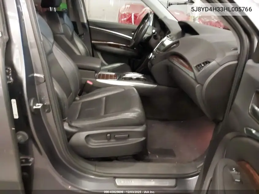 5J8YD4H33HL005766 2017 Acura Mdx