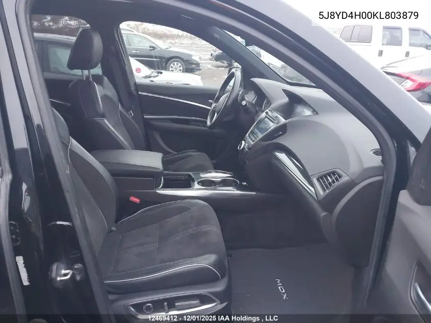 5J8YD4H00KL803879 2019 Acura Mdx