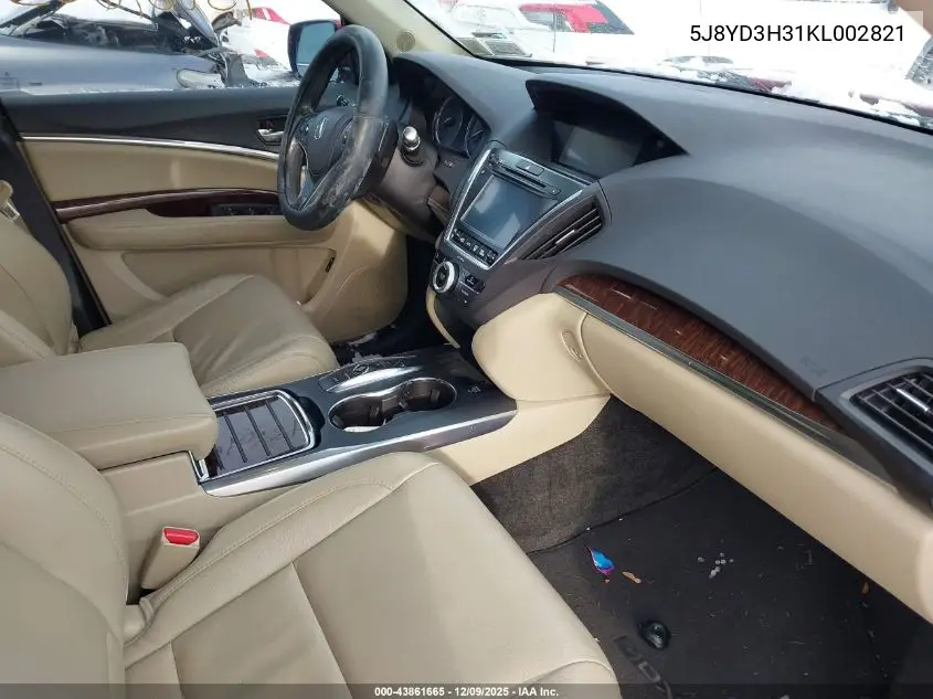 5J8YD3H31KL002821 2019 Acura Mdx Standard