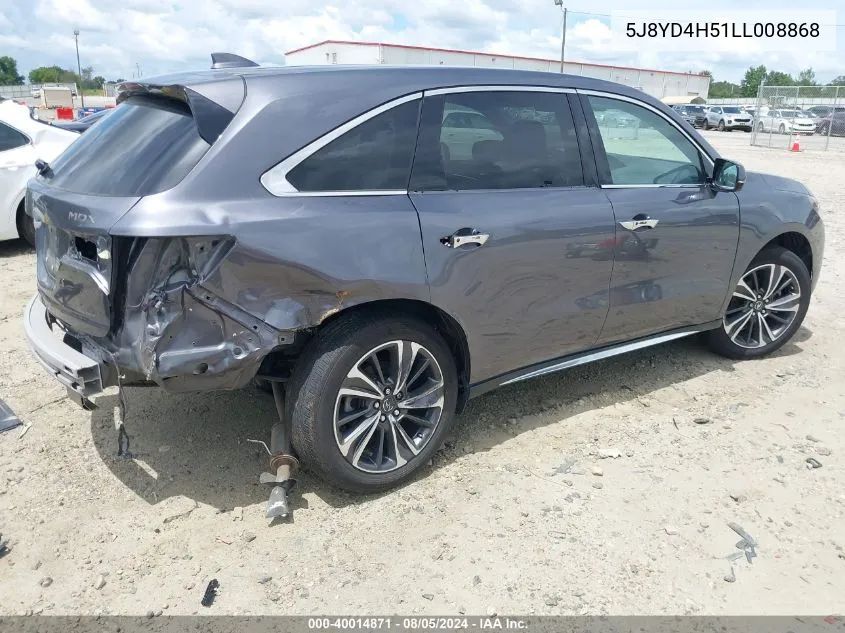 5J8YD4H51LL008868 2020 Acura Mdx Technology Pkg