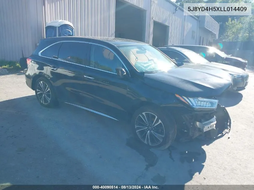 5J8YD4H5XLL014409 2020 Acura Mdx Technology