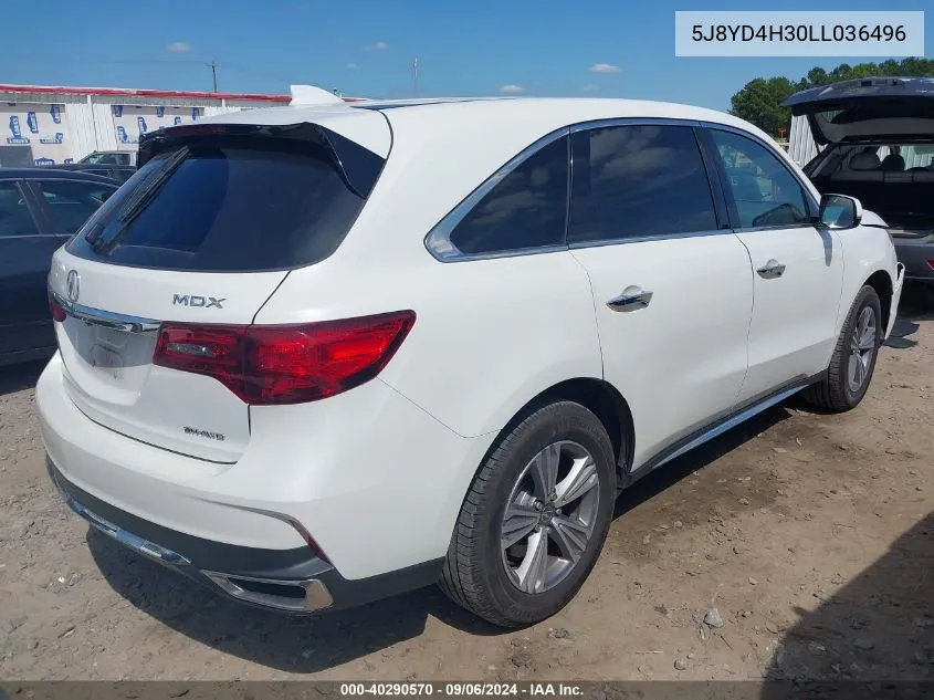 5J8YD4H30LL036496 2020 Acura Mdx Standard