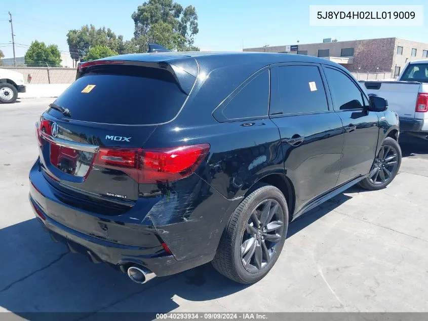 5J8YD4H02LL019009 2020 Acura Mdx Technology A-Spec Packages