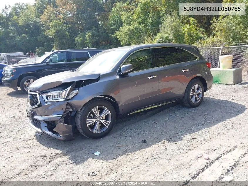 5J8YD4H32LL050755 2020 Acura Mdx Standard