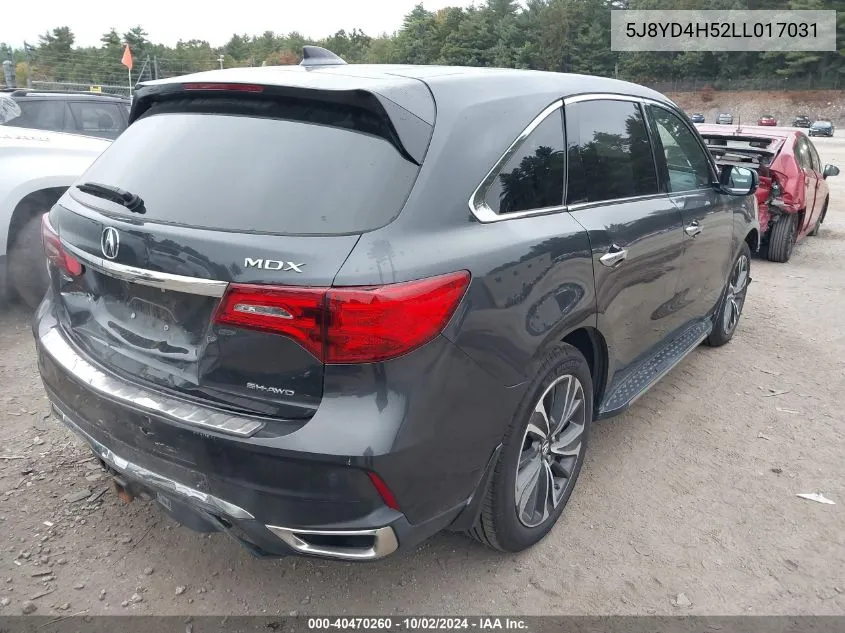 5J8YD4H52LL017031 2020 Acura Mdx Technology Package