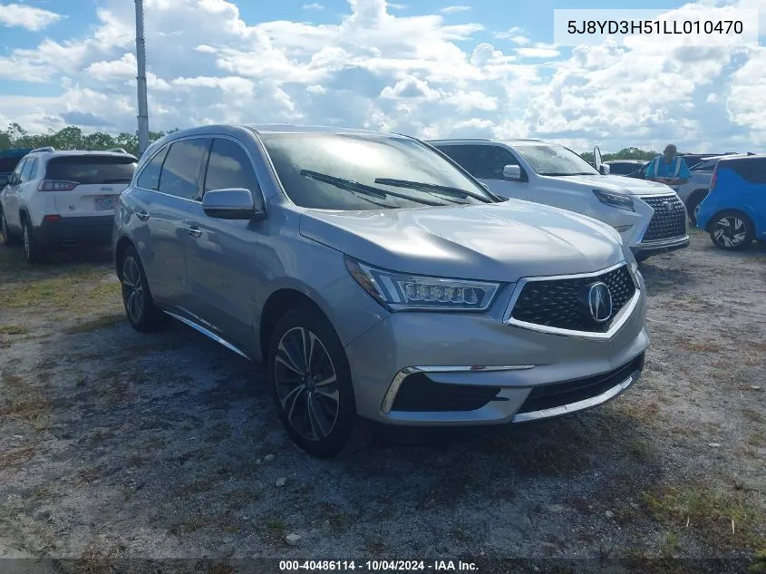 5J8YD3H51LL010470 2020 Acura Mdx Technology Package