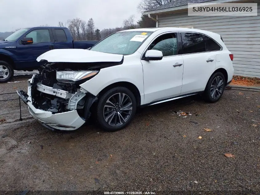 5J8YD4H56LL036925 2020 Acura Mdx Technology Package