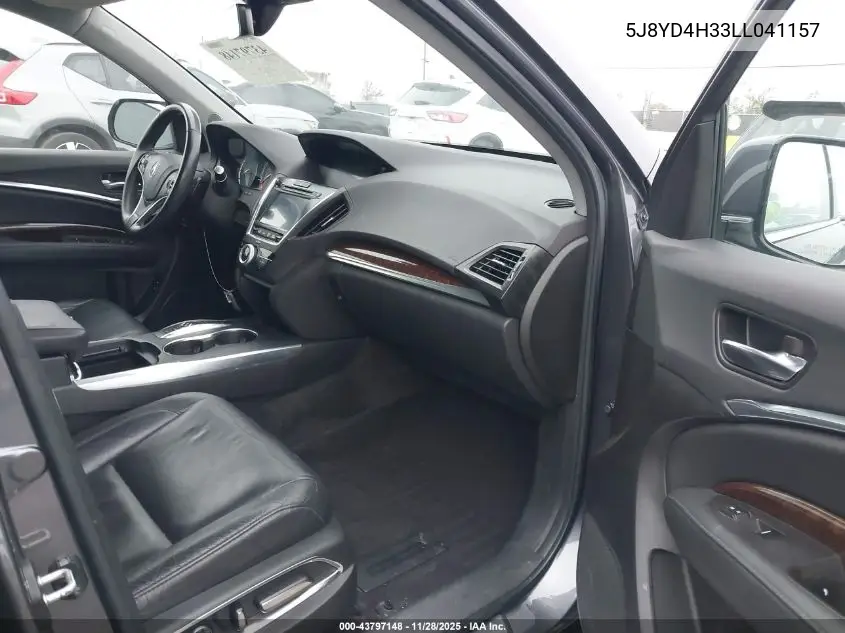 5J8YD4H33LL041157 2020 Acura Mdx Standard