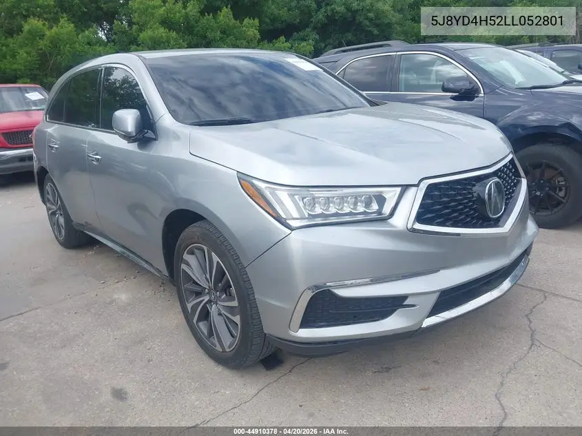 5J8YD4H52LL052801 2020 Acura Mdx Technology Package