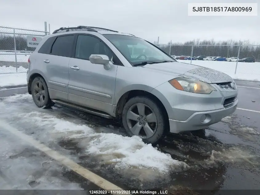5J8TB18517A800969 2007 Acura Rdx