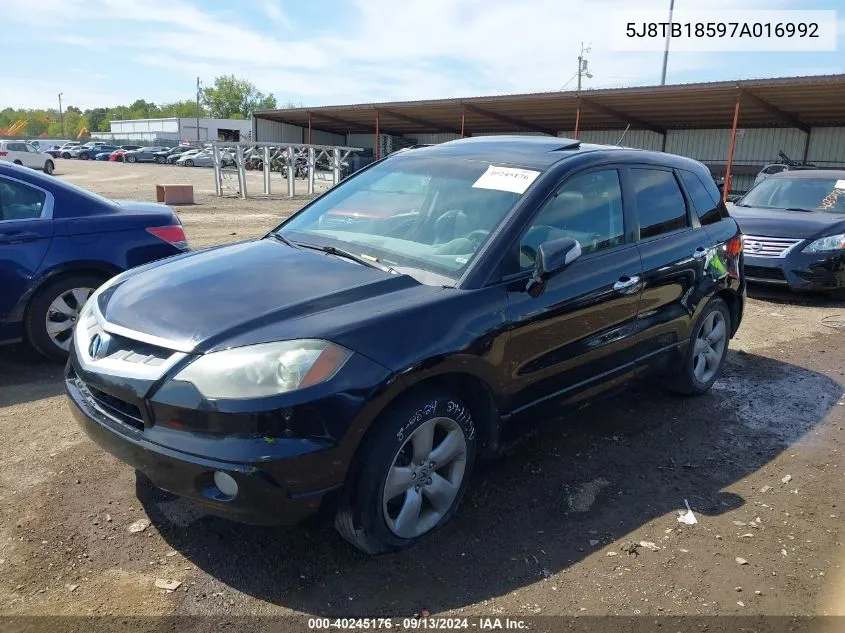 5J8TB18597A016992 2007 Acura Rdx Technology