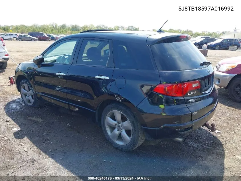 5J8TB18597A016992 2007 Acura Rdx Technology