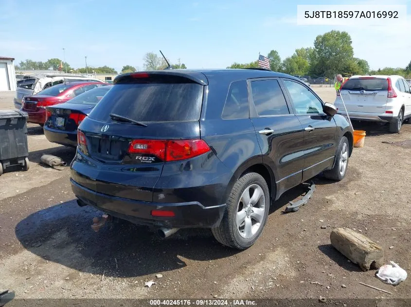 5J8TB18597A016992 2007 Acura Rdx Technology