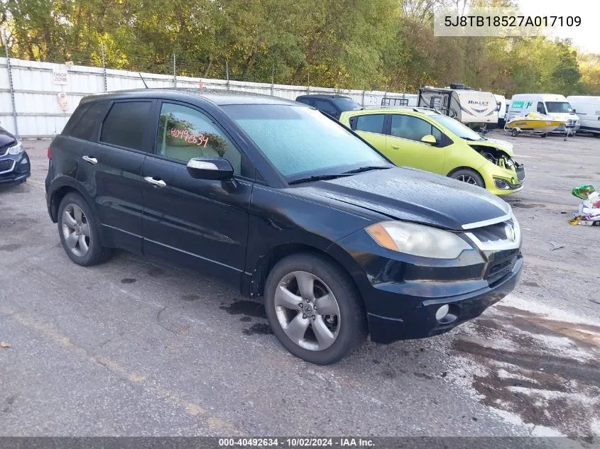 5J8TB18527A017109 2007 Acura Rdx