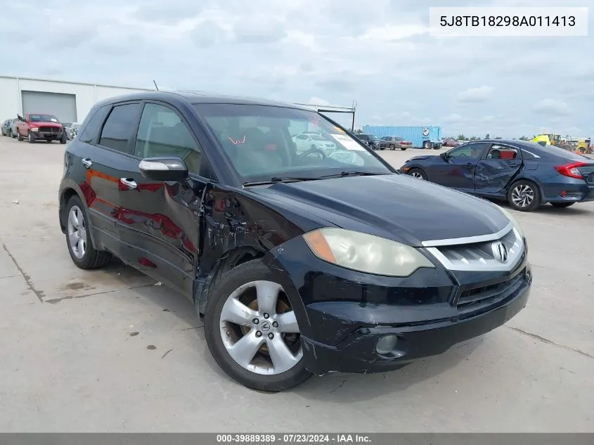 5J8TB18298A011413 2008 Acura Rdx