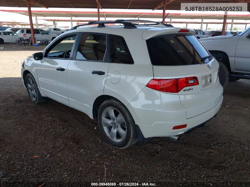 5J8TB18528A005253 2008 Acura Rdx