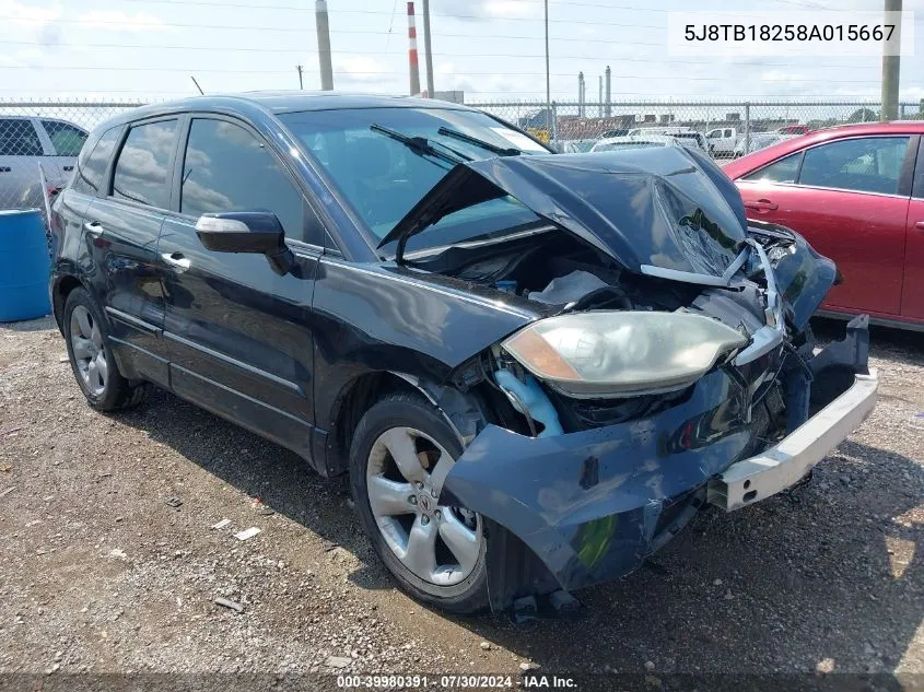 5J8TB18258A015667 2008 Acura Rdx