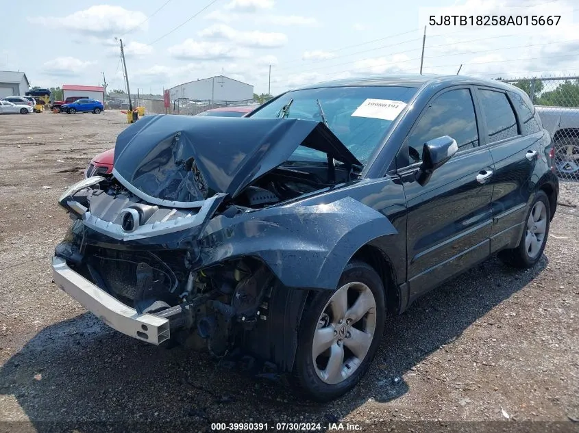 5J8TB18258A015667 2008 Acura Rdx