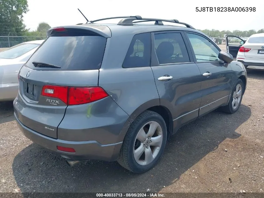 5J8TB18238A006398 2008 Acura Rdx