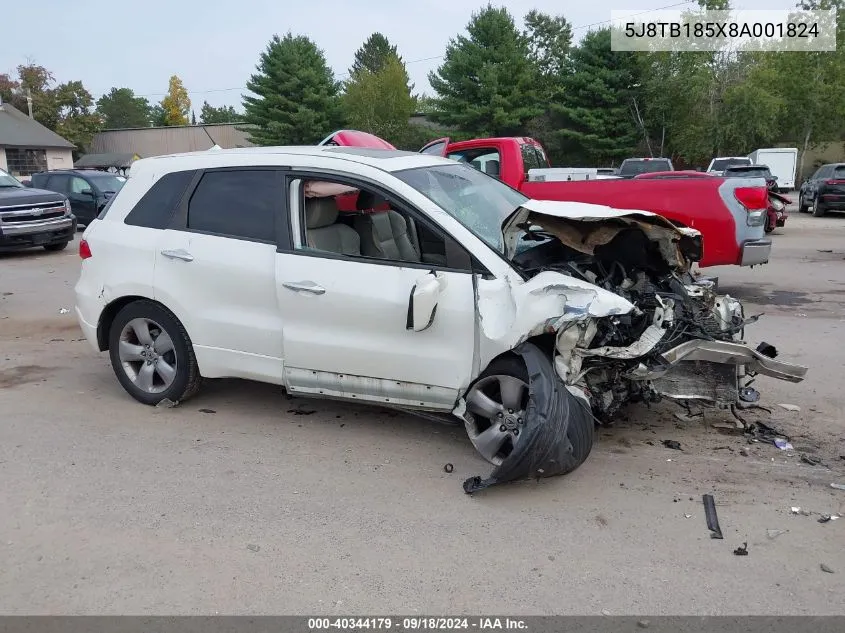 5J8TB185X8A001824 2008 Acura Rdx Technology