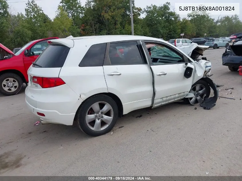 5J8TB185X8A001824 2008 Acura Rdx Technology