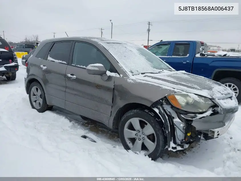5J8TB18568A006437 2008 Acura Rdx