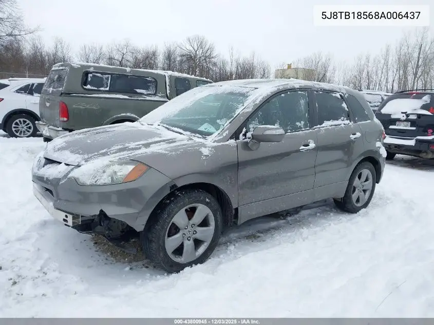 5J8TB18568A006437 2008 Acura Rdx