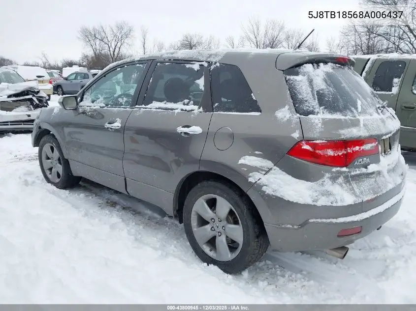 5J8TB18568A006437 2008 Acura Rdx