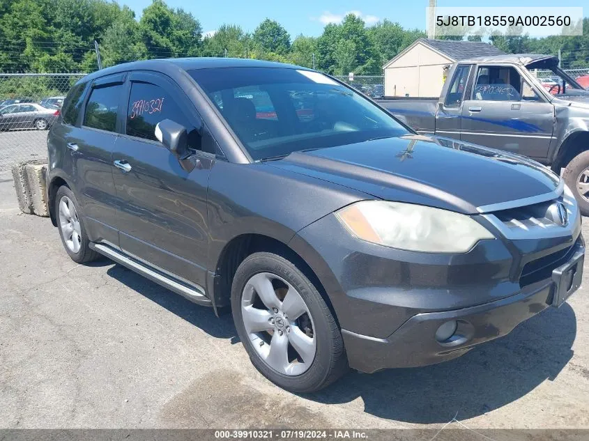 5J8TB18559A002560 2009 Acura Rdx