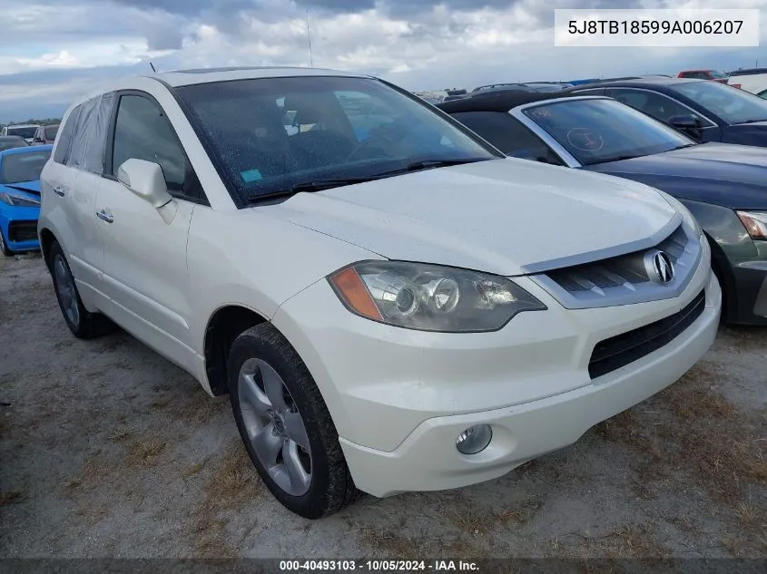 5J8TB18599A006207 2009 Acura Rdx Technology