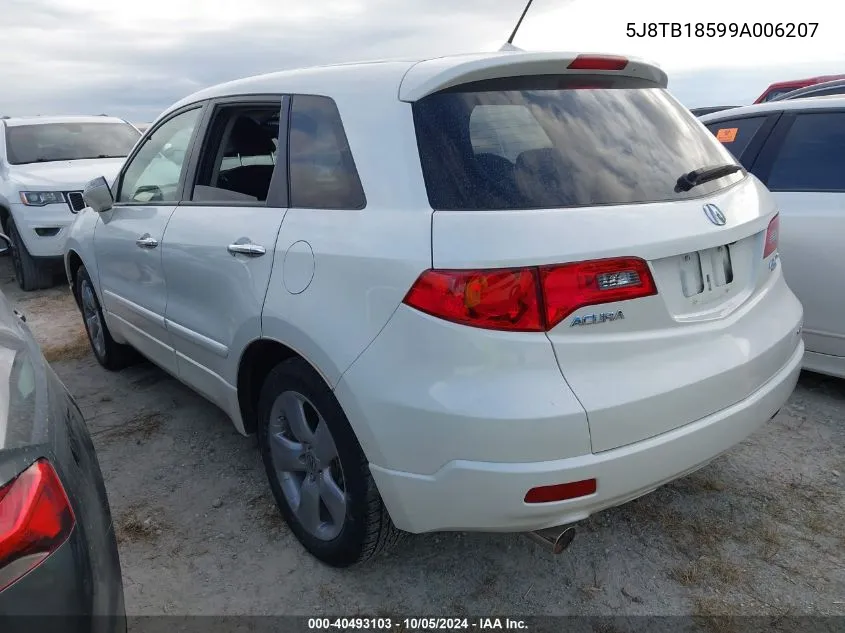 5J8TB18599A006207 2009 Acura Rdx Technology