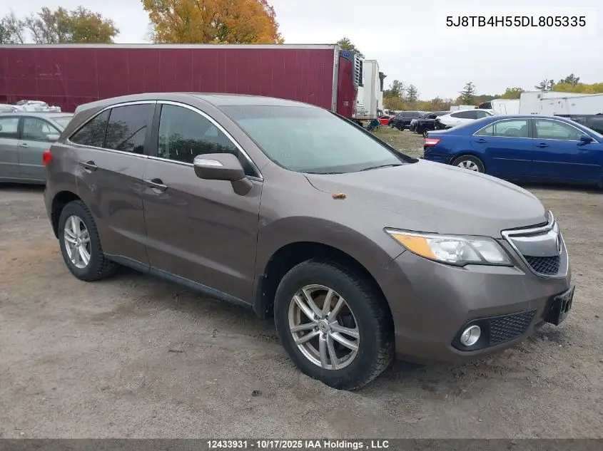 5J8TB4H55DL805335 2013 Acura Rdx Technology