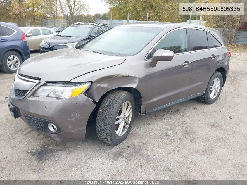 5J8TB4H55DL805335 2013 Acura Rdx Technology