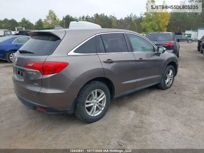 5J8TB4H55DL805335 2013 Acura Rdx Technology