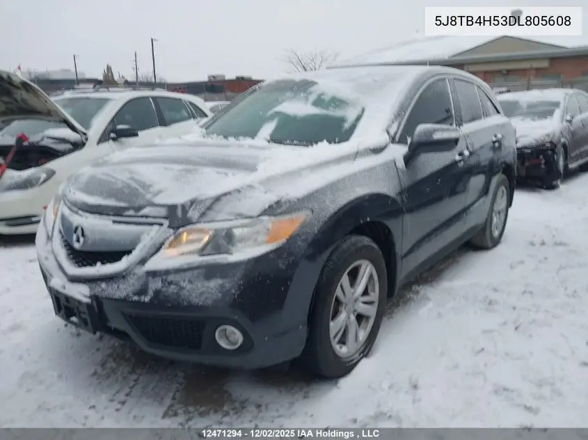 5J8TB4H53DL805608 2013 Acura Rdx Technology