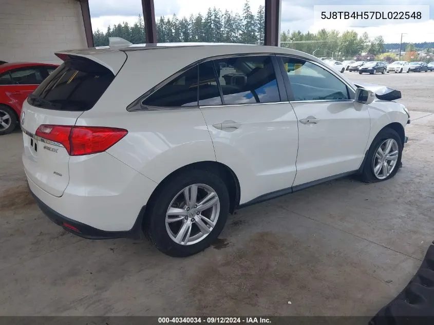 5J8TB4H57DL022548 2013 Acura Rdx