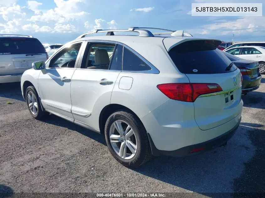 5J8TB3H5XDL013143 2013 Acura Rdx Technology