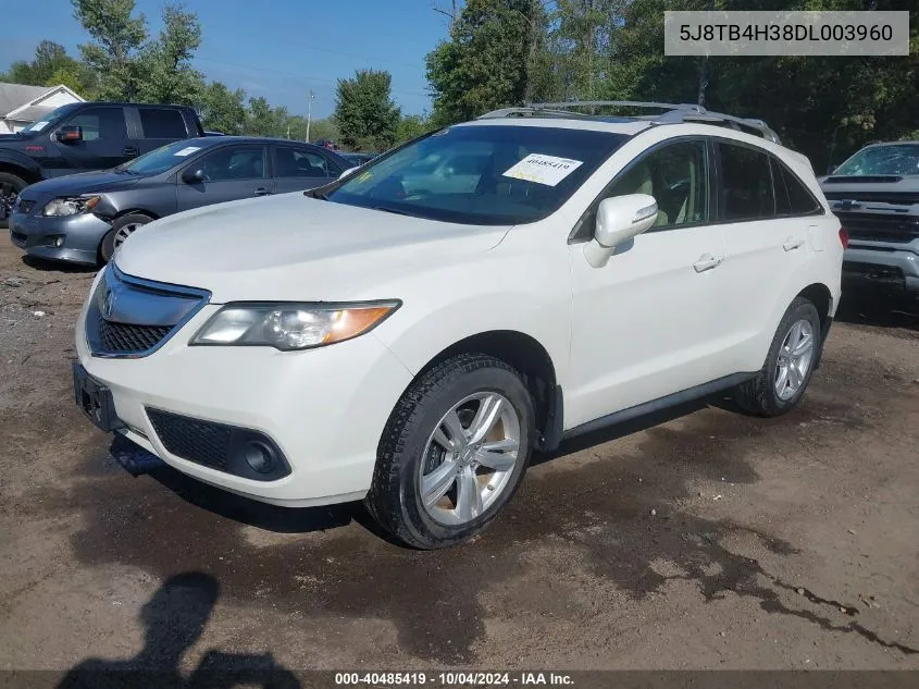 5J8TB4H38DL003960 2013 Acura Rdx