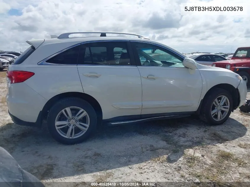 5J8TB3H5XDL003678 2013 Acura Rdx Technology