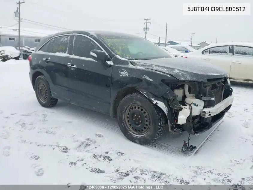 5J8TB4H39EL800512 2014 Acura Rdx