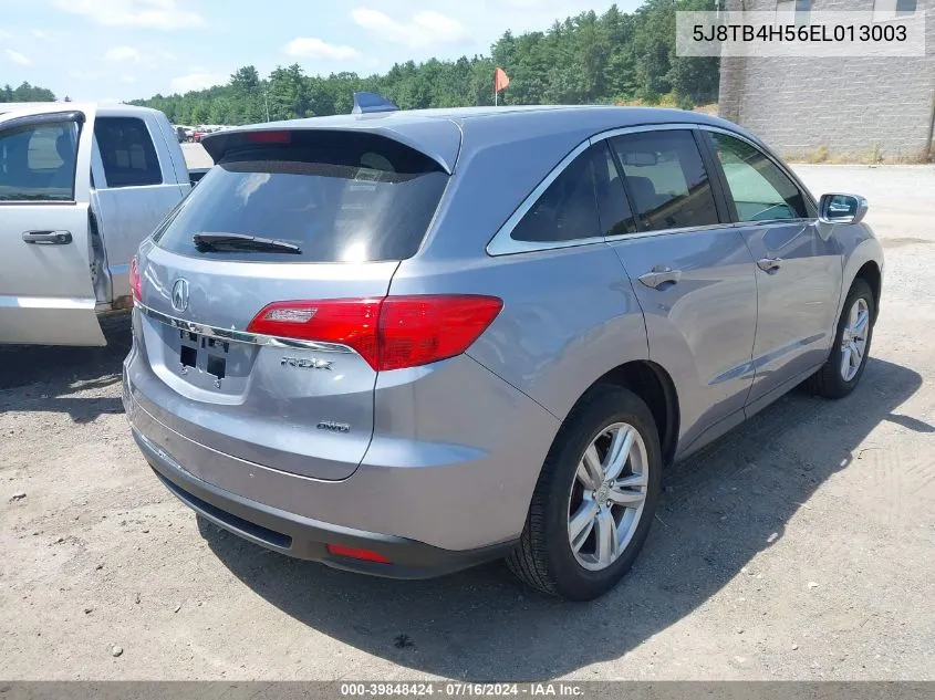 5J8TB4H56EL013003 2014 Acura Rdx