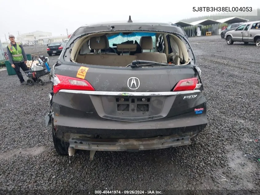 5J8TB3H38EL004053 2014 Acura Rdx