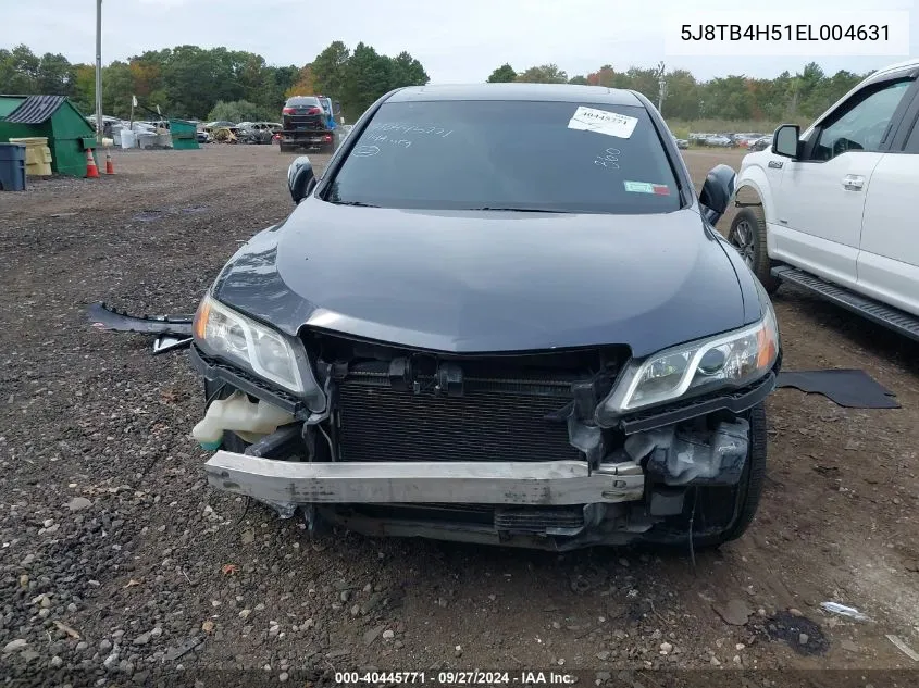 5J8TB4H51EL004631 2014 Acura Rdx Technology