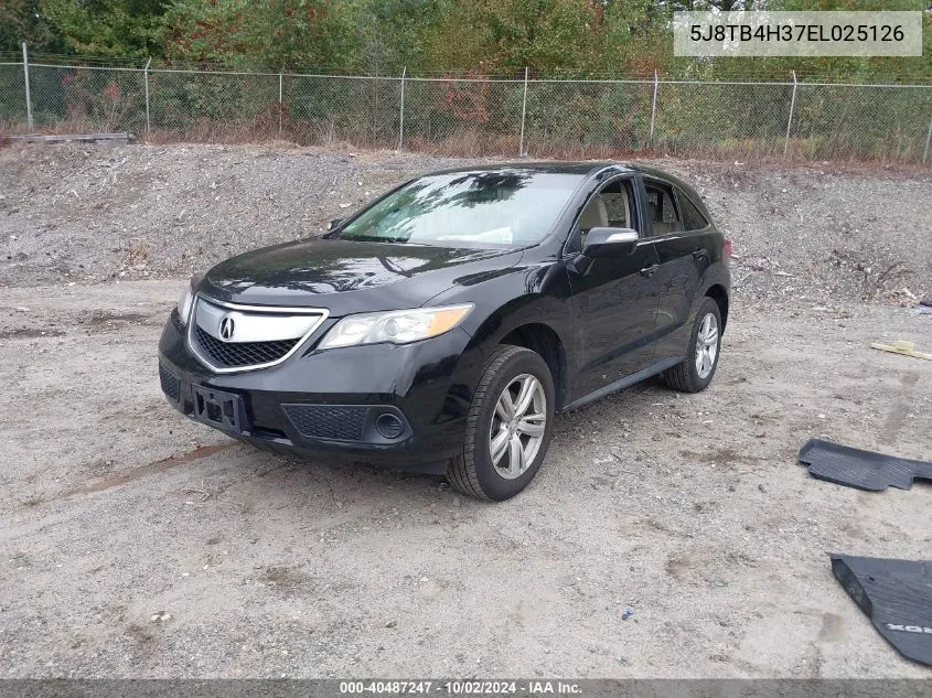 5J8TB4H37EL025126 2014 Acura Rdx