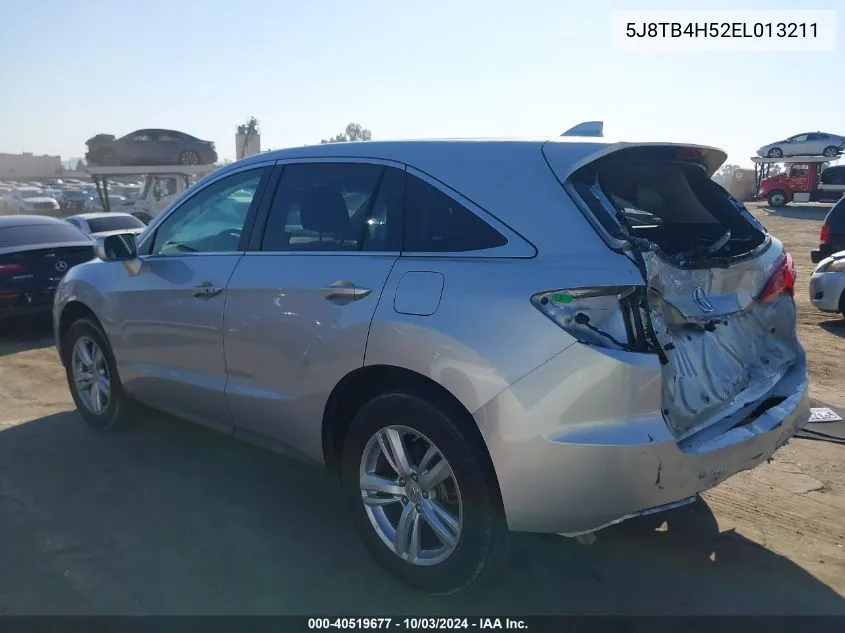 5J8TB4H52EL013211 2014 Acura Rdx