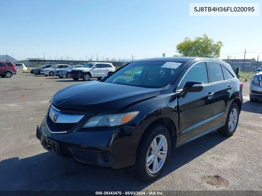 5J8TB4H36FL020095 2015 Acura Rdx