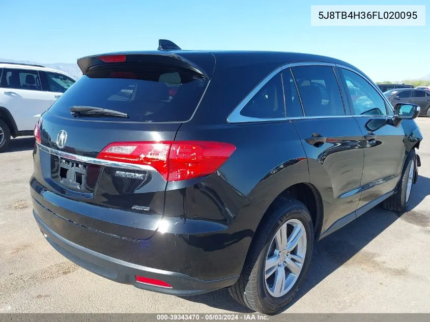 5J8TB4H36FL020095 2015 Acura Rdx