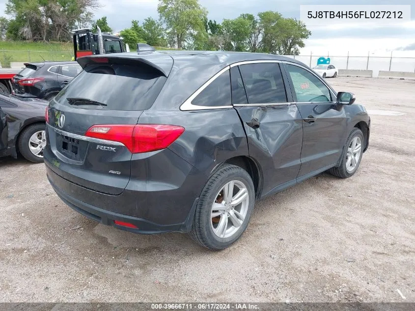 5J8TB4H56FL027212 2015 Acura Rdx