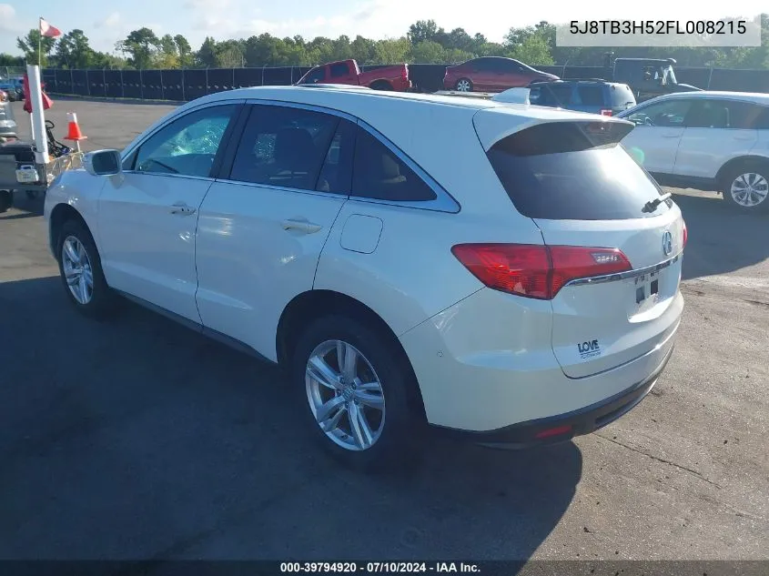 5J8TB3H52FL008215 2015 Acura Rdx